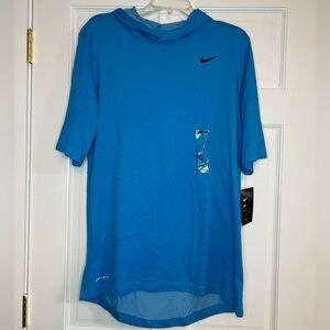 Nike Men’s Dri-Fit Training Short Sleeve Hooded Tee